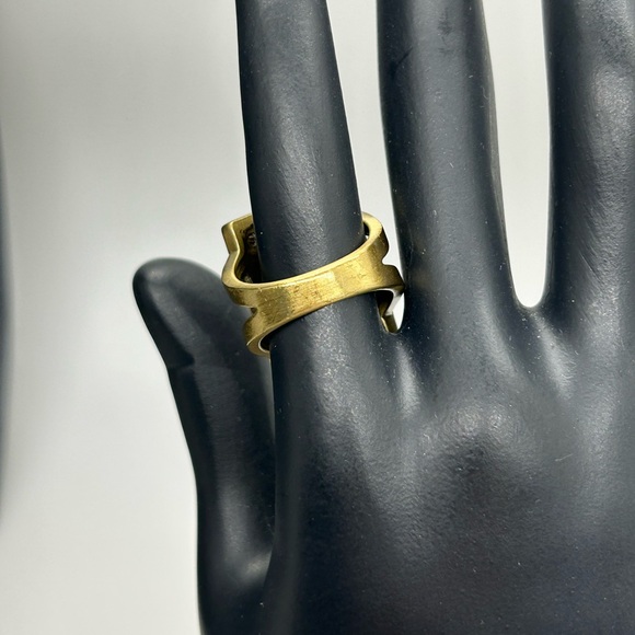 Heidi Daus Amethyst & Turquoise Crystal Ring   Sz 6 - Picture 4 of 8